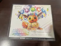 Prismatic Evolutions Pokemon Center Elite Trainer Box PC ETB Sealed DMG - Image 1