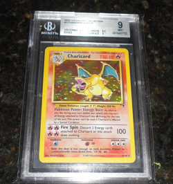 2002 Pokemon Legendary Collection Charizard HOLO Foil Rare 3/110 BGS 9 MINT - Image 1