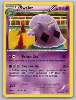 Swalot 38/119 Rare Phantom Forces Pokemon Lightly Played - Image 1
