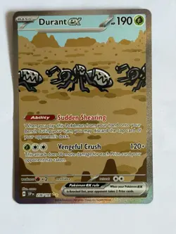 Pokemon TCG Durant EX 236/191 Special Illustration Surging Sparks NM Condition - Image 1
