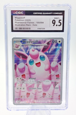 Pokemon Wigglytuff - 105/094 - ME02: Phantasmal Flames (PFL) CGC 9.5 MINT + - Image 1