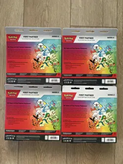 Lot of 4 Pokemon TCG First Partner Illustration Collection series 2 Brand New - Image 2