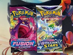 Pokemon Fusion Strike Booster Pack & Brilliant Stars Booster Pack - Image 1