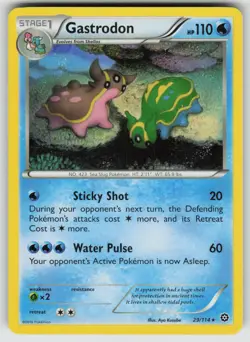Gastrodon 29/114 Rare Steam Siege Pokemon Moderately Played - Image 1