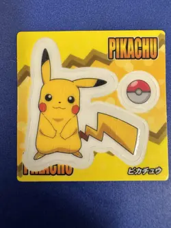 Pikachu Pokemon Snack Sticker Japanese Tohato Nintendo Very Rare From Japan - Image 1