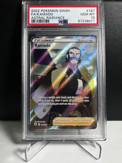 Pokemon! PSA 10 Kamado 187/189 - Astral Radiance - Full Art Trainer - Gem Mint - Image 1