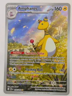 Pokemon TCG Ampharos 090/086 Illustration Rare Holo - Image 1