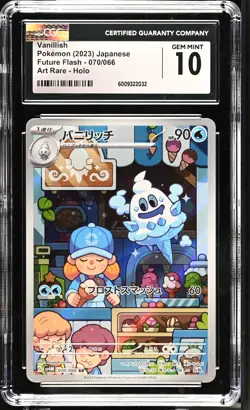 2023 Pokemon Future Flash Vanillish Art Rare CGC 10 - Image 1