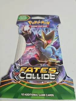 Pokemon Fates Collide Trading Card Game New But Cover Is Torn. - Image 1