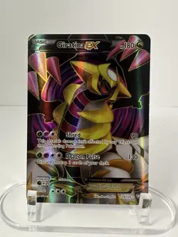 Pokemon Giratina EX 124/124 Dragon Exalted Full Art Holo HP - Image 1