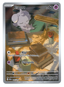 Pokemon TCG Espurr 95/88 Illustration Rare Perfect Order - Image 1