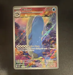 Pokemon TCG Scarlet & Violet 151 Wailord 162/159 IR Holo HP 240 Eng - Image 1