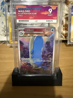 Pokemon TCG Wailord Journey Together Illustration Rare Card 162/159 Ace 9 - Image 1