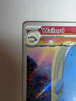 Pokemon TCG Wailord Special Illustration Rare Card Journey Together JTG 162/159 - Image 4