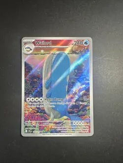 Pokemon TCG Wailord Special Illustration Rare Card Journey Together 162/159 - Image 1