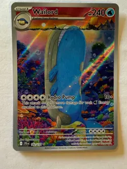Pokemon TCG Wailord 162/159 Illustration Rare Journey Together - Image 1