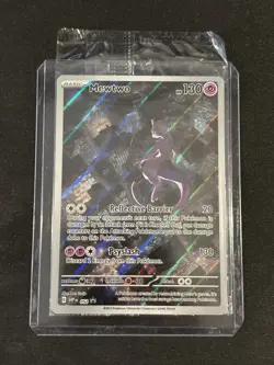 MEWTWO SVP 052 Scarlet Violet 151 Promo Illustration Rare Pokemon Card SEALED - Image 1