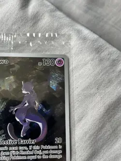 MEWTWO SVP 052 Scarlet Violet 151 Promo Illustration Rare Pokemon Card SEALED - Image 3