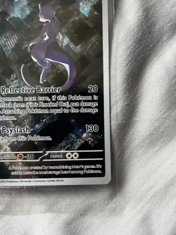 MEWTWO SVP 052 Scarlet Violet 151 Promo Illustration Rare Pokemon Card SEALED - Image 4