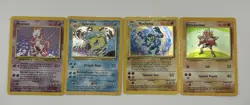 4x Base Set Holo Rare WOTC Pokemon Card Bundle 🔥 - Image 2