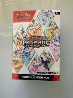 Pokemon TCG Scarlet & Violet Prismatic Evolutions Booster Bundle - Image 1