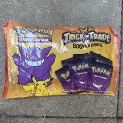 Pokemon Booster Bundle trick or trade 40 packs sealed 2022 Gengar - Image 1