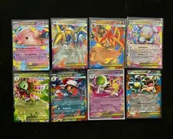 Pokemon TCG Mega Evolution Era 17 EX Card Bundle NM - Image 1
