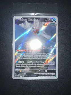 Iron Bundle 066 SVP Promo Pokemon Center Stamp Paradox Rift - Sealed - Image 2