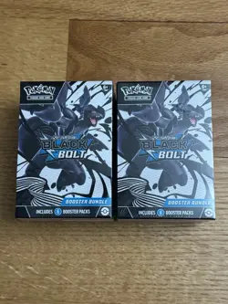 2x Pokemon TCG: Scarlet & Violet Black Bolt Booster Bundle - Factory Sealed - Image 1