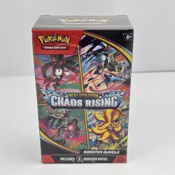 Pokemon TCG Mega Evolution Chaos Rising Booster Bundle Sealed Flaws - Image 1