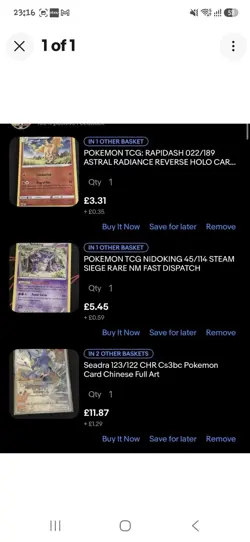Yg92w-75 Pokemon Card Bundle, See Pictures - Image 2