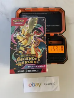 HEAVY WEIGHTED Pokemon TCG Ascended Heroes Booster Bundle Brand New and Sealed - Image 1
