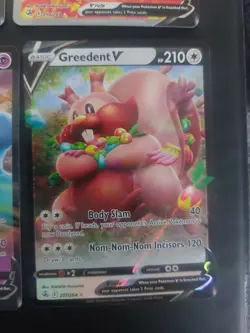 Pokemon X6 V Card Lot Bundle Snorlax Greedent Sirfetch'd Wobbuffet Mint - Image 5