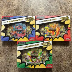 3 Pokemon TCG Ascended Heroes Mega ex Box Bundle Feraligatr Emboar Meganium New - Image 1