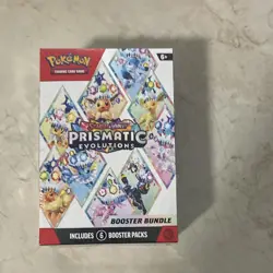 Pokemon TCG Prismatic Evolutions Booster Bundle Box 6 Packs English 6+ MPN - Image 1