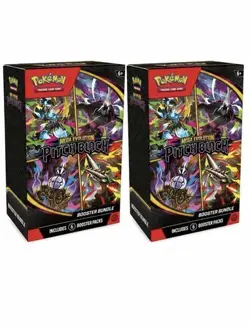 2x Pokemon TCG: Mega Evolution-Pitch Black Booster Bundle (6 Packs) PRESALE - Image 1