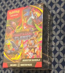Pokemon TCG Mega Evolution Phantasmal Flames Booster Bundle Box 6 Packs 2025 - Image 1