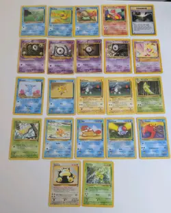 Pokemon TCG Vintage Bundle X22 Including Holo Scyther, Fossil, Base Set 2 & Neo - Image 1