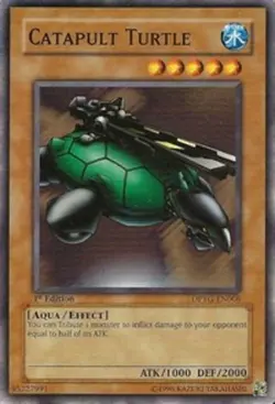 Catapult Turtle - DPYG-EN006 - Common - 1st Edition - Heavily Played - Image 1