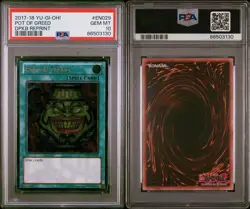 PSA 10 YuGiOh Pot of Greed #DPKB-EN029 Duelist Pack Kaiba Ultimate Rare - Image 3