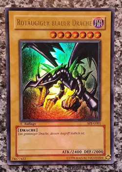 Yugioh SDJ-G001 Red-Eyes Black Dragon Ultra Rare 1st Edition 2003 - Image 1
