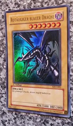 Yugioh SDJ-G001 Red-Eyes Black Dragon Ultra Rare 1st Edition 2003 - Image 2