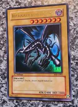 Yugioh SDJ-G001 Red-Eyes Black Dragon Ultra Rare 1st Edition 2003 - Image 4
