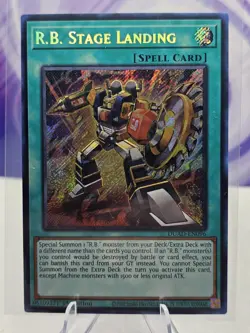 Yu-Gi-Oh R.B. Stage Landing DUAD-EN096 Secret Rare Duelist's Advance 1st Edition - Image 1