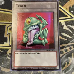 YUGIOH GREEN OJAMA TOKEN TKN4-EN010 SUPER RARE FOIL NM - Image 1