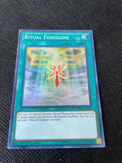 Ritual Foregone - HISU-EN054 - Super Rare - 1st Edition - Near Mint - Yugioh! - Image 1