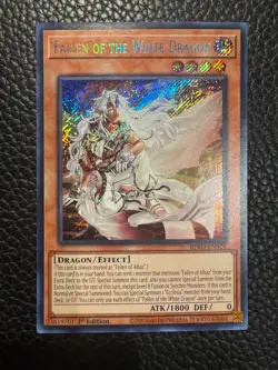 YuGiOh Fallen of The White Dragon BPRO-EN024 (Secret Rare) (NM) 1st. ed - Image 1