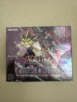 Yugioh Chaos Origins Booster Box 1st Edition Factory Sealed - Image 1