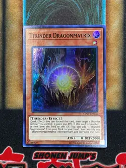 Yugioh Thunder Dragonmatrix OP09-EN006 Super Rare NM - Image 1