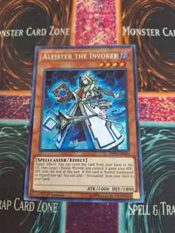 Yu-Gi-Oh! Aleister the Invoker SHVA-EN040 Secret Rare 1st Edition Near Mint - Image 1